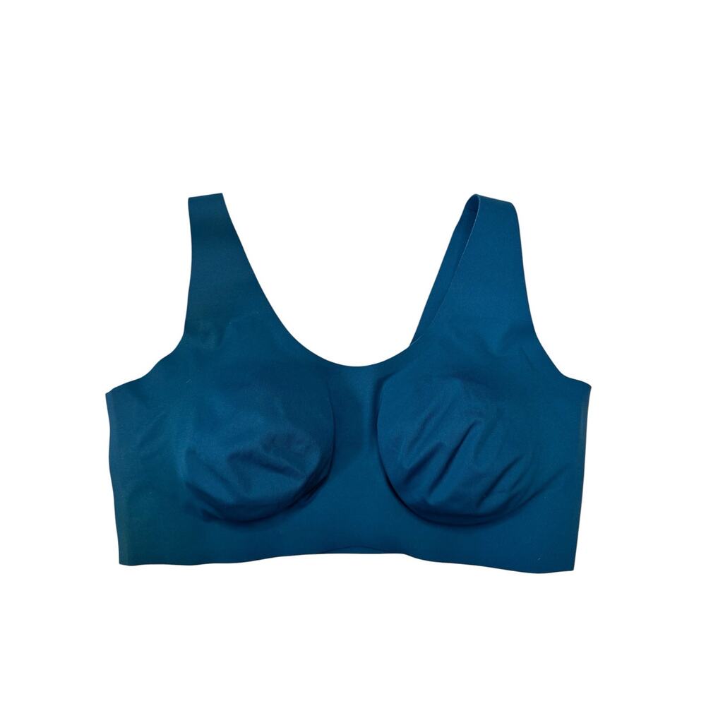 KNIX Wireless Stretch Pullover Bra in Evergreen Size Medium + 34 D DD DDD/E